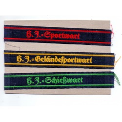 Set of 3 HJ Cuff Titles