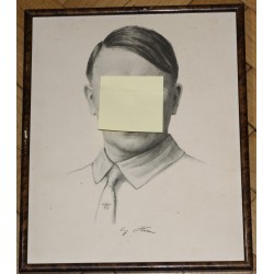 framed Führer Picture