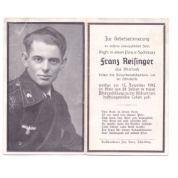 Panzer-RECCE, Funeral Card