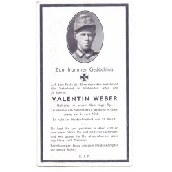 WH-Geb-Jäger Funeral Card