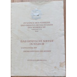 Deutsches Kreuz in Silber,...