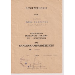 Besitzzeugnis,Bandenkampf.A...