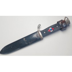 HJ-Fahrtenmesser mit Devise