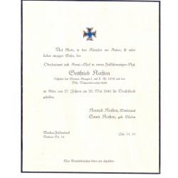 KRETA Sterbebbrief, FJ-Regt.,