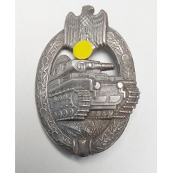 Tank Battle Badge Silver, "AS"