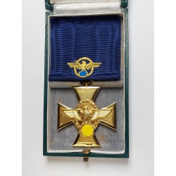 Cased Police Service Cross...